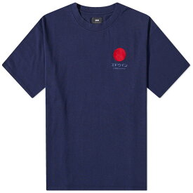 【送料無料】 エドウィン メンズ Tシャツ トップス Edwin Japanese Sun Supply T-Shirt Maritime Blue