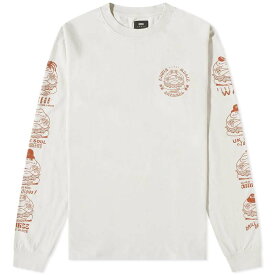 【送料無料】 エドウィン メンズ Tシャツ トップス Edwin Long Sleeve Music Channel T-Shirt Mist