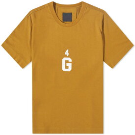 【送料無料】 ジバンシー メンズ Tシャツ トップス Givenchy 4G Front & Back Logo T-Shirt Bronze