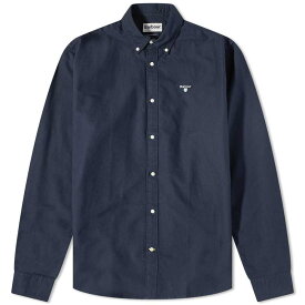 【送料無料】 バーブァー メンズ シャツ トップス Barbour Oxford Shirt Navy