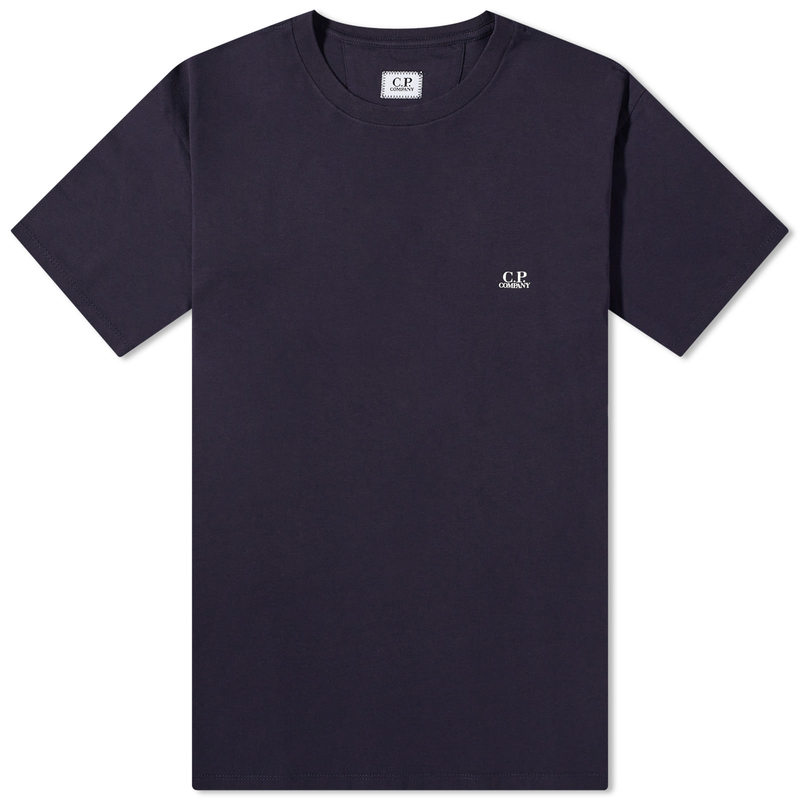  シーピーカンパニー メンズ Tシャツ トップス Company Small Logo Tee Total Eclipse