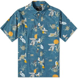 【送料無料】 カブー メンズ シャツ トップス KAVU Short Sleeve The Jam Shirt Angling Birds