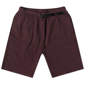 【送料無料】 グラミチ メンズ ハーフパンツ・ショーツ ボトムス Gramicci O.G. Seersucker G-Short Dusty Maroon Garment Dyed