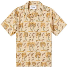 【送料無料】 コリドー メンズ シャツ トップス Corridor Palm Handblock Vacation Shirt Natural