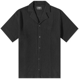 【送料無料】 リプレゼント メンズ シャツ トップス Represent Ottomon Rib Shirt Jet Black