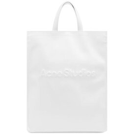 【送料無料】 アクネ ストゥディオズ レディース トートバッグ バッグ Acne Studios Logo Shopper Tote Bag White