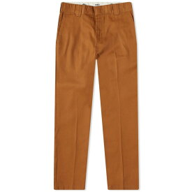 【送料無料】 ディッキーズ メンズ カジュアルパンツ ボトムス Dickies 872 Slim Fit Work Pant Brown Duck