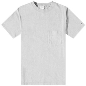 【送料無料】 スノーピーク メンズ Tシャツ トップス Snow Peak Recycled Cotton Heavy T-Shirt Medium Grey