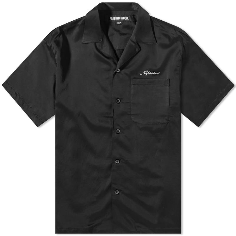  ネイバーフッド メンズ シャツ トップス Neighborhood Signature Hawaiian Shirt Black