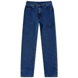 【送料無料】 カーハート メンズ デニムパンツ ジーンズ ボトムス Carhartt WIP Landon Loose Tapered Jeans Blue Heavy Stone Wash
