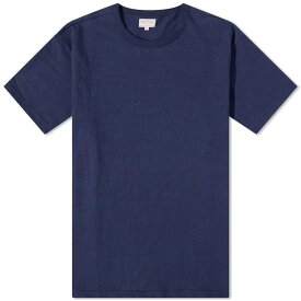 【送料無料】 ザ リアル マッコイズ メンズ Tシャツ トップス The Real McCoys Loopwheel Athletic T-Shirt Navy