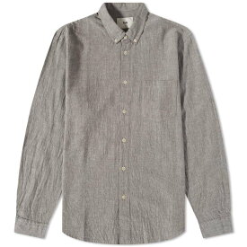 【送料無料】 フォーク メンズ シャツ トップス Folk Relaxed Fit Shirt Taupe Texture