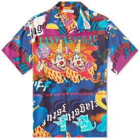 【送料無料】 フラグスタフ メンズ シャツ トップス Flagstuff Vegas Vacation Shirt Black