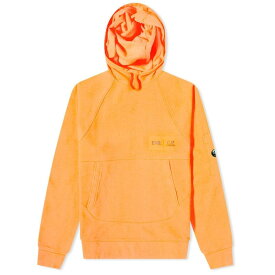 【送料無料】 シーピーカンパニー メンズ パーカー・スウェット フーディー アウター END. x C.P. Company ‘Adapt’ Plated Fluo Fleece Hoodie Orange