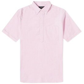 【送料無料】 ビームス プラス メンズ シャツ トップス Beams Plus BD Popover Short Sleeve Oxford Shirt Pink