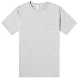 【送料無料】 ヌーディージーンズ メンズ Tシャツ トップス Nudie Leffe Pocket Tee Grey Melange