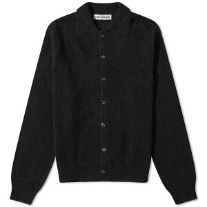 �A���[���K�V�[ �����Y �g�b�v�X �|���V���c Our Legacy Evening Polo Black Fuzzy Alpaca �u���b�N