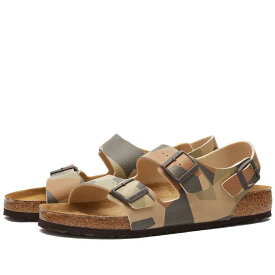 【送料無料】 ビルケンシュトック メンズ サンダル シューズ Birkenstock Milano SFB Core Geometric Camo