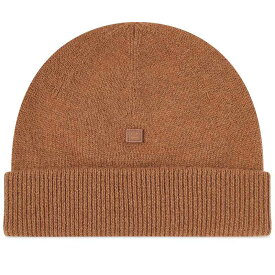 【送料無料】 アクネ ストゥディオズ メンズ 帽子 ニットキャップ アクセサリー Acne Studios Kana Face Beanie Toffee Brown