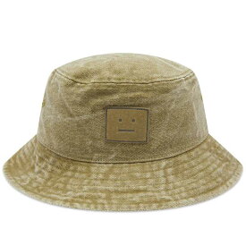 【送料無料】 アクネ ストゥディオズ メンズ 帽子 アクセサリー Acne Studios Buko Canvas Face Bucket Hat Khaki Beige