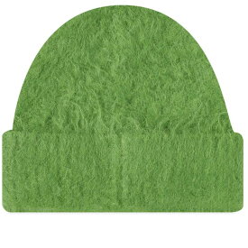【送料無料】 アクネ ストゥディオズ メンズ 帽子 ニットキャップ アクセサリー Acne Studios Kameo Solid Brushed Beanie Pear Green