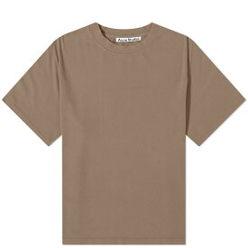 【送料無料】 アクネ ストゥディオズ メンズ Tシャツ トップス Acne Studios Extorr Vintage T-Shirt Dark Brown