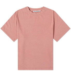 【送料無料】 アクネ ストゥディオズ メンズ Tシャツ トップス Acne Studios Extorr Vintage T-Shirt Vintage Pink