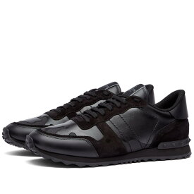 【送料無料】 ヴァレンティノ メンズ スニーカー シューズ Valentino Rockrunner Sneaker Metallic Black Camo