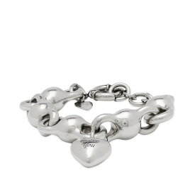 【送料無料】 アクネ ストゥディオズ レディース ブレスレット・バングル・アンクレット アクセサリー Acne Studios Agoflus Heart Bracelet Antique Silver