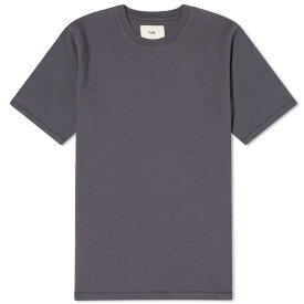 【送料無料】 フォーク メンズ Tシャツ トップス Folk Contrast Sleeve T-Shirt Soft Black