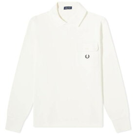 【送料無料】 フレッドペリー メンズ パーカー・スウェット アウター Fred Perry LoopbackPocket Sweat Ecru