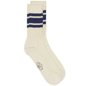 【送料無料】 ヌーディージーンズ メンズ 靴下 アンダーウェア Nudie Vintage Rib Sock Off White