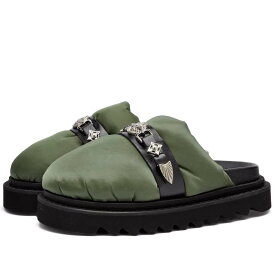 【送料無料】 トーガ　ピューラ レディース サンダル シューズ Toga Pulla Padded Slides Green