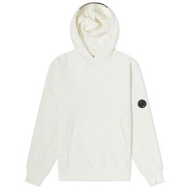 【送料無料】 シーピーカンパニー メンズ パーカー・スウェット フーディー アウター C.P. Company Arm Lens Popover Hoody Gauze White