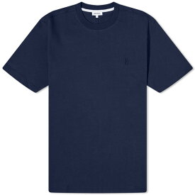 【送料無料】 ノースプロジェクト メンズ Tシャツ トップス Norse Projects Johannes N Logo T-Shirt Dark Navy