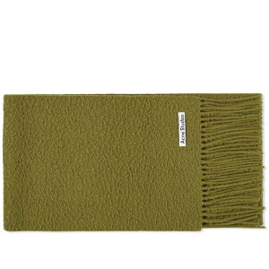 ANl XgDfBIY Y ANZT[ }t[EXg[EXJ[t E[ Acne Studios Vargo Boiled Wool Scarf Olive Green O[
