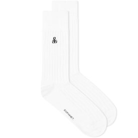 【送料無料】 ソフネット メンズ 靴下 アンダーウェア SOPHNET. Scorpion Socks White