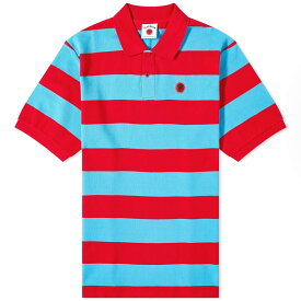 【送料無料】 アイスクリーム メンズ シャツ トップス ICECREAM Striped Polo Shirt Red/Blue Stripe