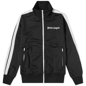 【送料無料】 パーム・エンジェルス メンズ ジャケット・ブルゾン トラックジャケット アウター Palm Angels Classic Track Jacket Black & White