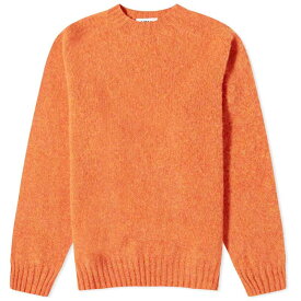 【送料無料】 ワイエムシー メンズ ニット・セーター アウター YMC Suedehead Crew Knit Orange
