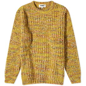 【送料無料】 ワイエムシー メンズ ニット・セーター アウター YMC Granny Crew Neck Knit Yellow Multi