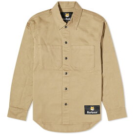 【送料無料】 バーブァー メンズ シャツ トップス Barbour x Maison Kitsune Overshirt Trench