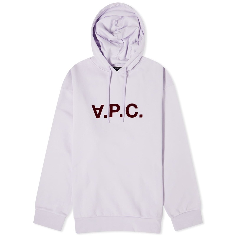 【送料無料】 アーペーセー メンズ パーカー・スウェット アウター A.P.C. Milo VPC Logo Hoodie Lilac：ReVida