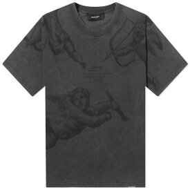 【送料無料】 リプレゼント メンズ Tシャツ トップス Represent Cherub All Over T-Shirt Vintage Grey