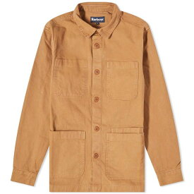 【送料無料】 バーブァー メンズ シャツ トップス Barbour Chesterwood Overshirt Sandstone