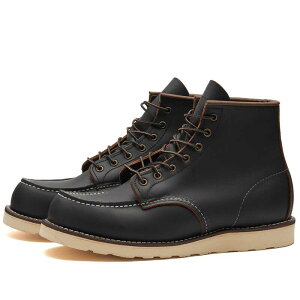 bhEBO Y V[Y u[cECu[c Red Wing Classic 6" Moc Boot Black Prairie ubN