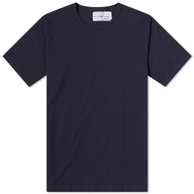 【送料無料】 コム・デ・ギャルソン メンズ シャツ トップス Comme des Garcons SHIRT Sunspel Crew Neck T-Shirt Navy