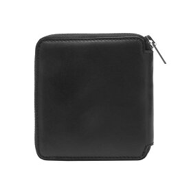 【送料無料】 メゾンキツネ メンズ 財布 アクセサリー Maison Kitsune Square Zipped Wallet Black