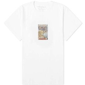 【送料無料】 マハリシ メンズ Tシャツ トップス Maharishi Tigers v Dragons T-Shirt White
