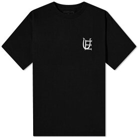 【送料無料】 ユニフォームエクスペリメント メンズ Tシャツ トップス Uniform Experiment Authentic Logo Wide T-Shirt Black